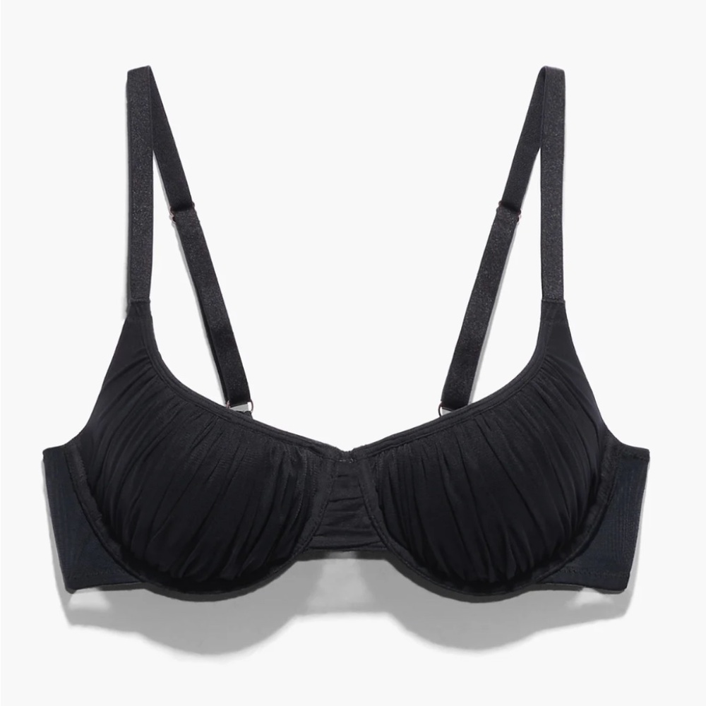 Black Mesh Bra